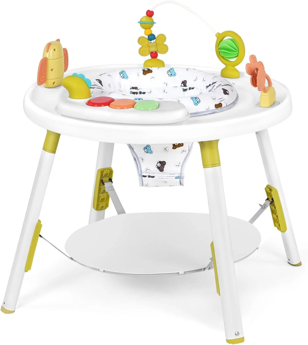 YEALEOCN Baby 3 In 1 Activity Center Jumper With Rotating Seat