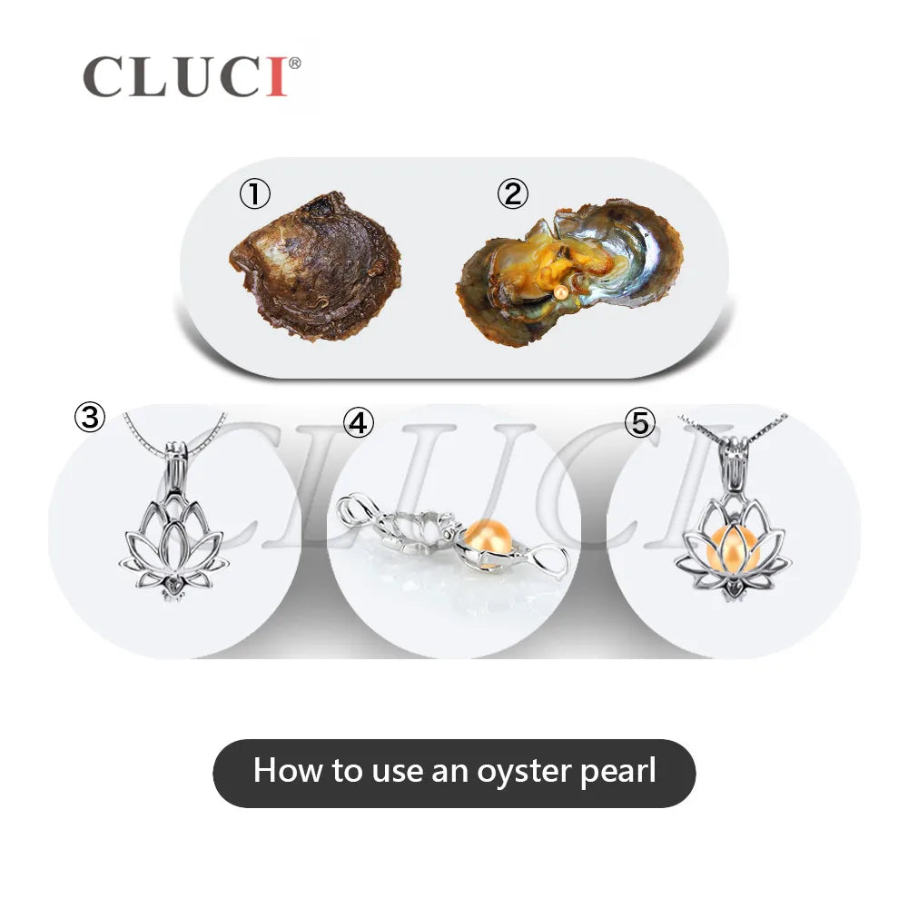 CLUCI 30pcs Akoya Oysters With Pearls Mix 13 Colors WP335SB