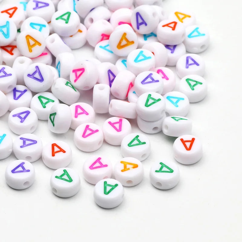 Laudsong Alphabet Beads A To Z Acrylic Spacer Beads For Jewelry Making
