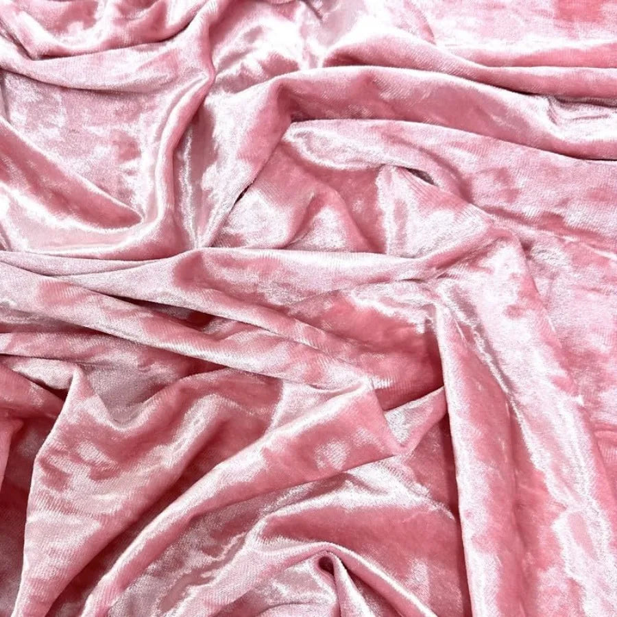 Stretch Crushed Velvet Fabric For Sewing Upholstery Curtains By Yard