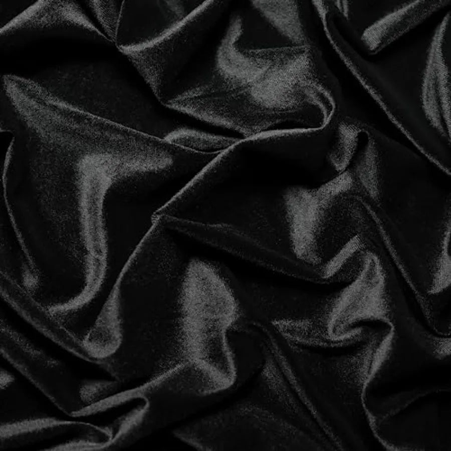 Stretch Velvet Fabric For Sewing And Costumes Polyester Blend