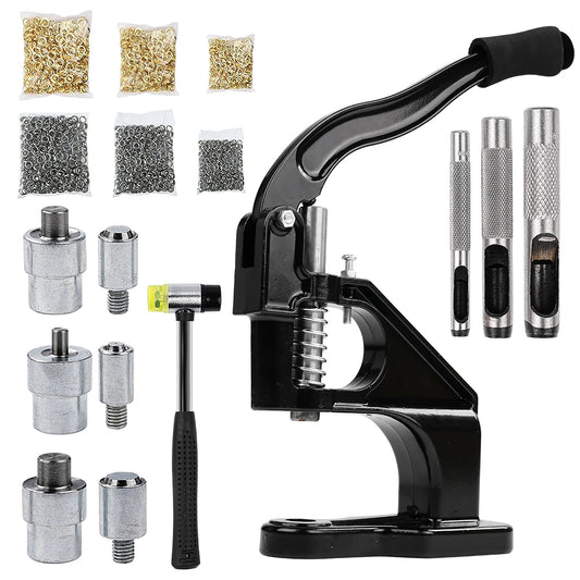 Manual Grommet Eyelet Machine Hand Press For Leathercraft