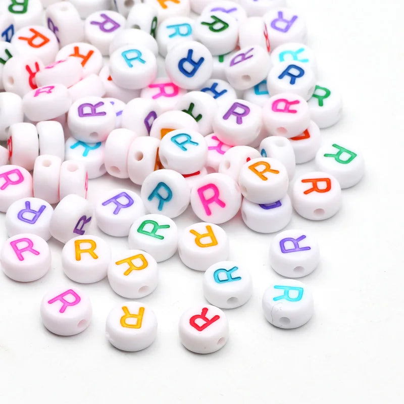 Laudsong Alphabet Beads A To Z Acrylic Spacer Beads For Jewelry Making