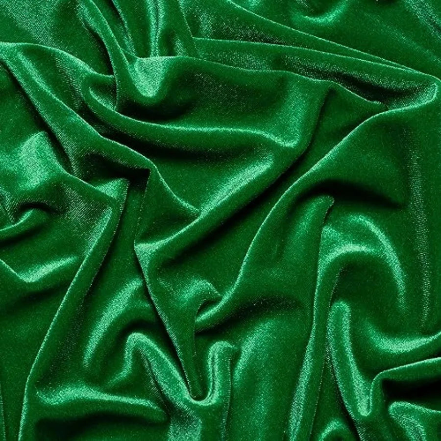 Stretch Velvet Fabric For Sewing And Costumes Polyester Blend