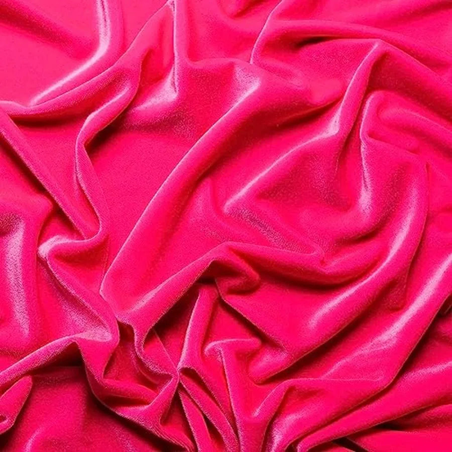 Stretch Velvet Fabric For Sewing And Costumes Polyester Blend