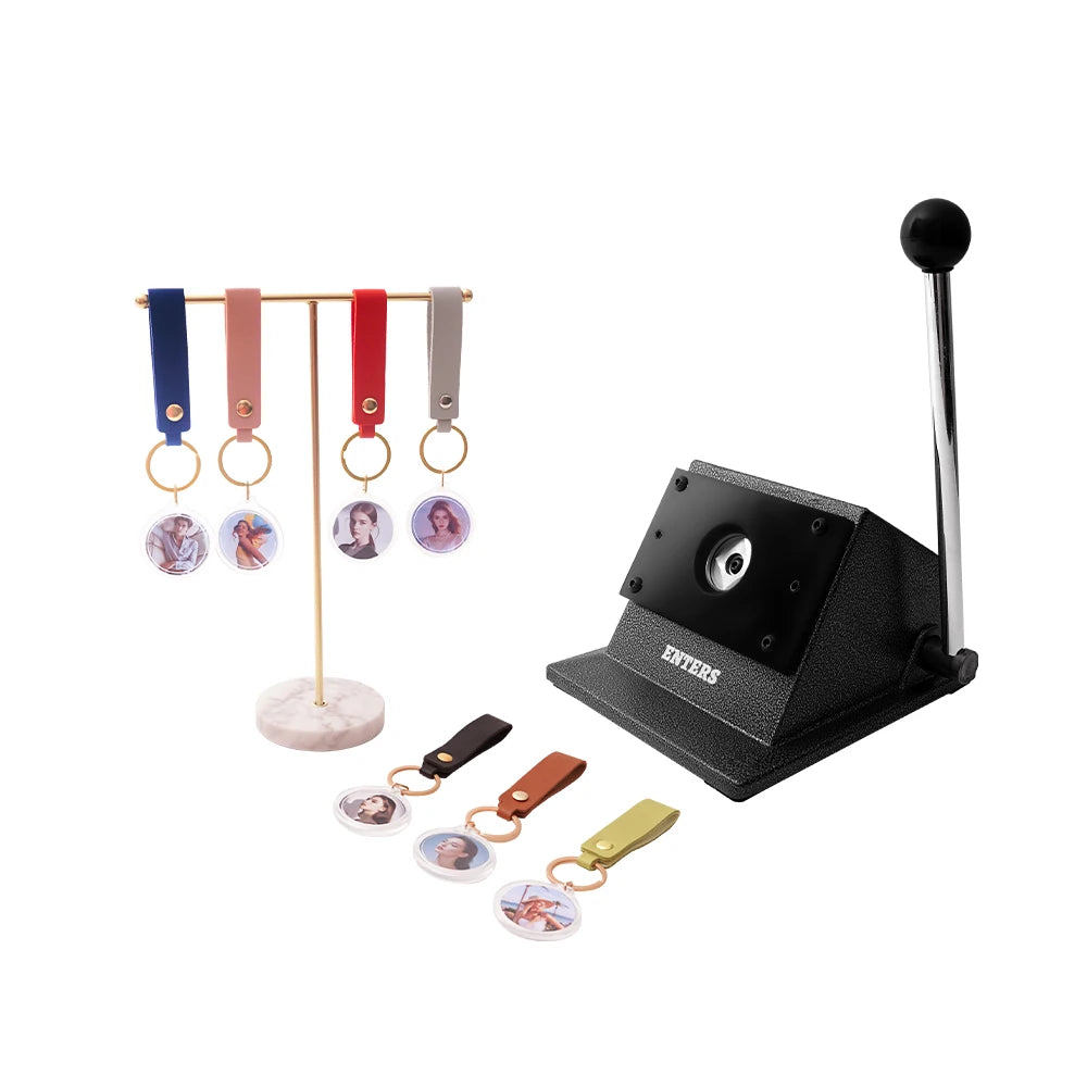 Acrylic Keychain Making Machine Kit With 100 Sets Materials