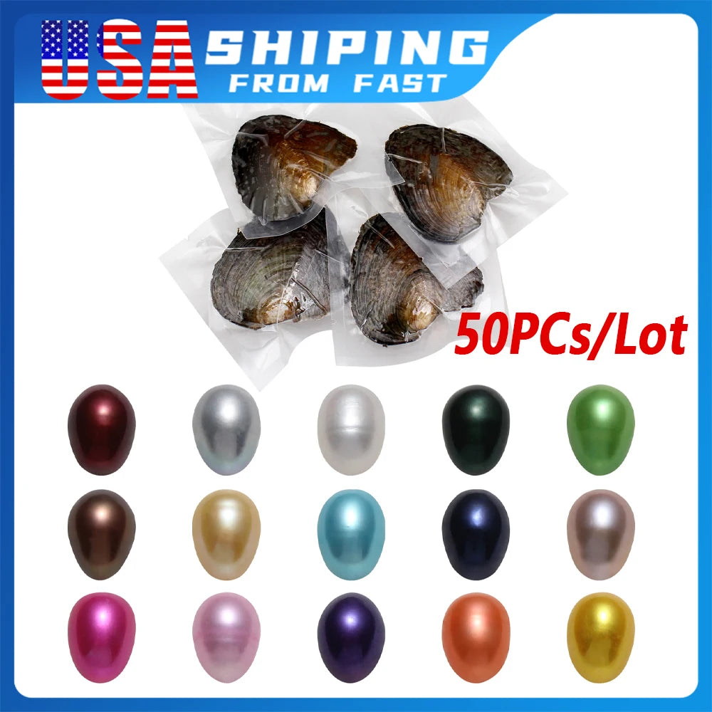 Freshwater Pearl Oyster Kit With Wish Pearl For Jewelry Making