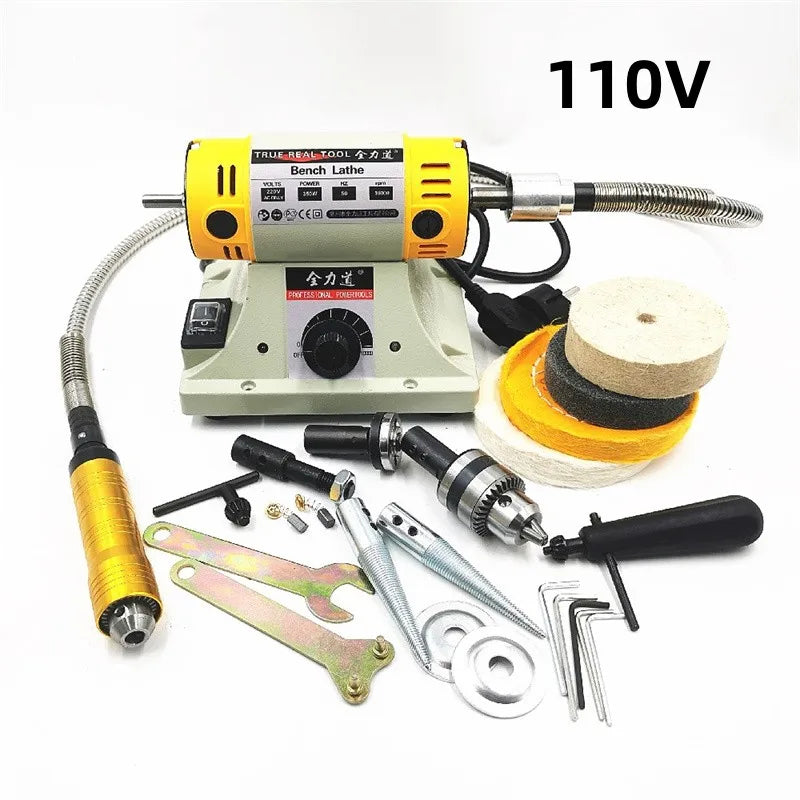 AZIYUHEA 350W Bench Polishing Machine 110V 220V For Woodworking