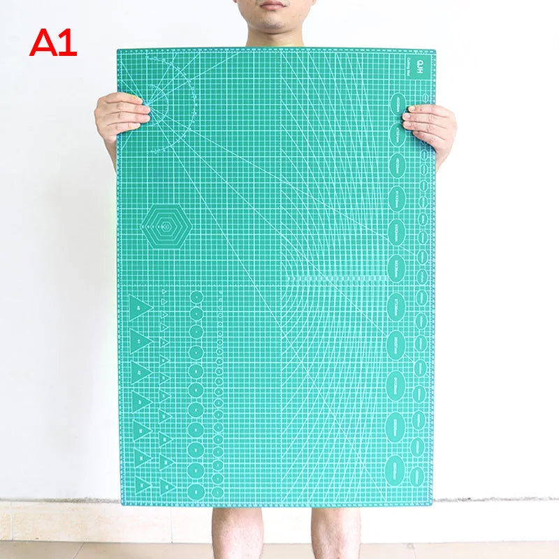 QJH Double-Sided Self-Healing PVC Cutting Mat For Leather Craft
