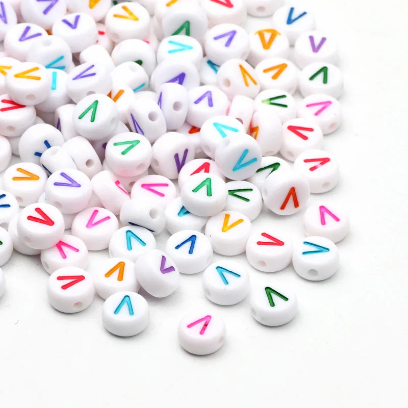 Laudsong Alphabet Beads A To Z Acrylic Spacer Beads For Jewelry Making