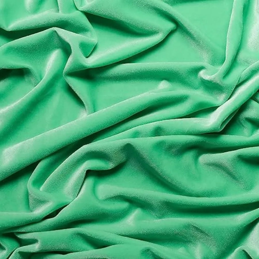 Stretch Velvet Fabric For Sewing And Costumes Polyester Blend