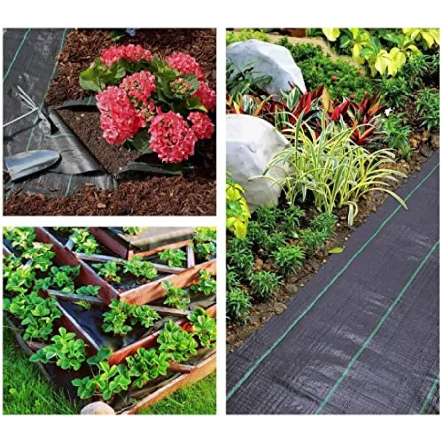 Heavy Duty Weed Barrier Landscape Fabric Woven Ground Cover Mat