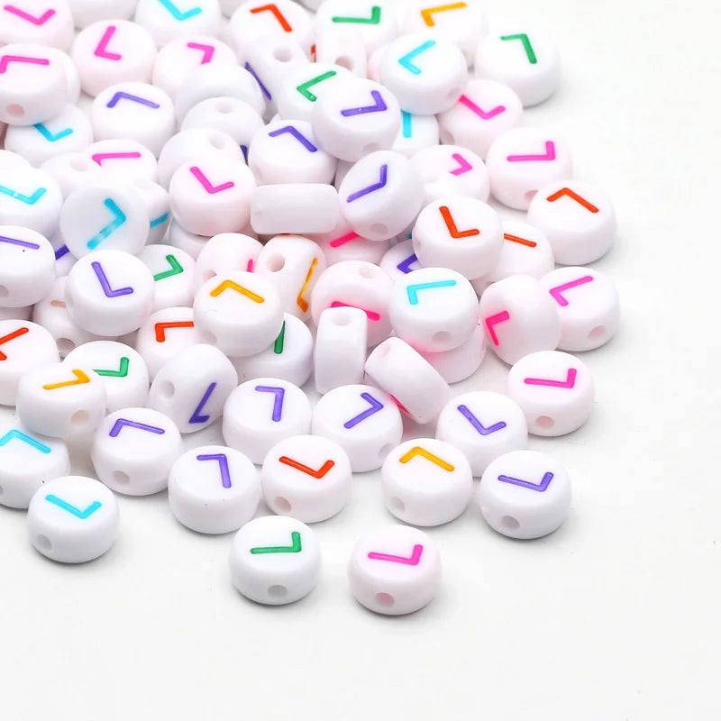 Laudsong Alphabet Beads A To Z Acrylic Spacer Beads For Jewelry Making