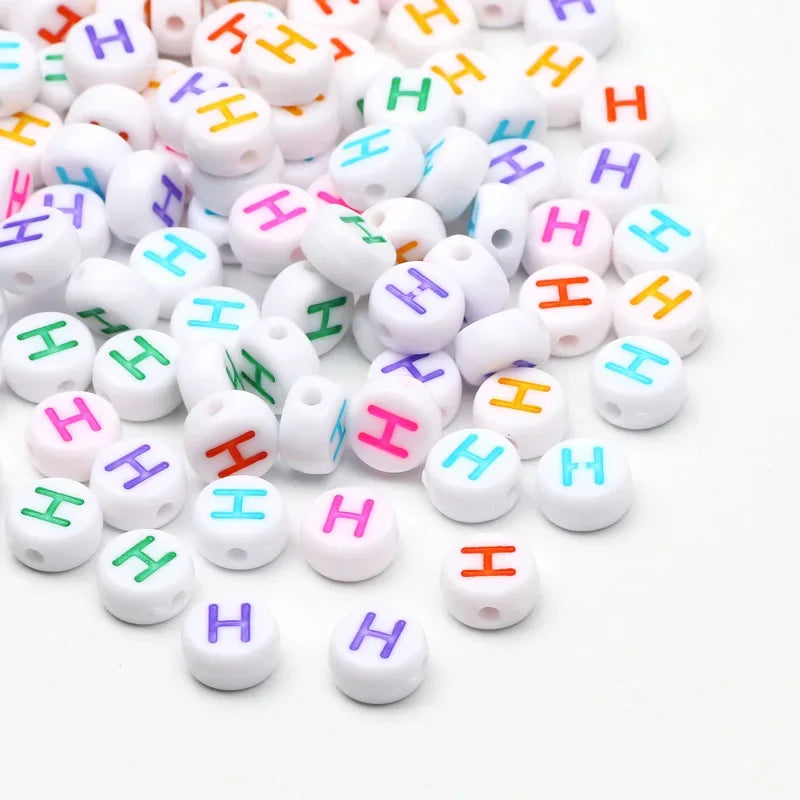 Laudsong Alphabet Beads A To Z Acrylic Spacer Beads For Jewelry Making