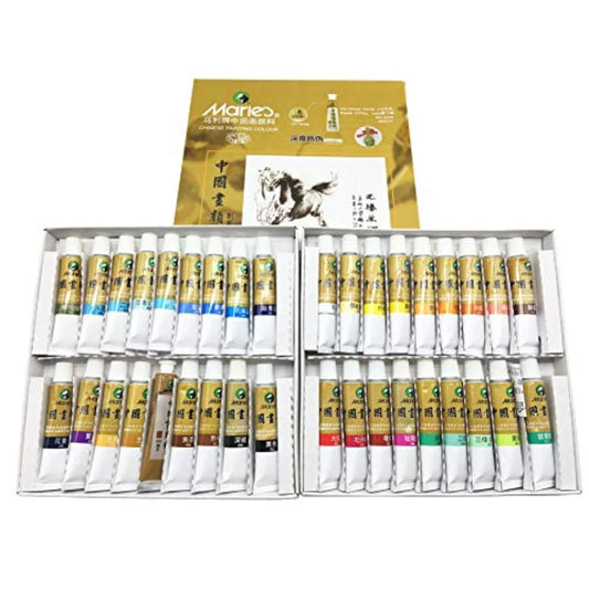 Chinese Pigment Watercolor Set For Painting Supplies MLX