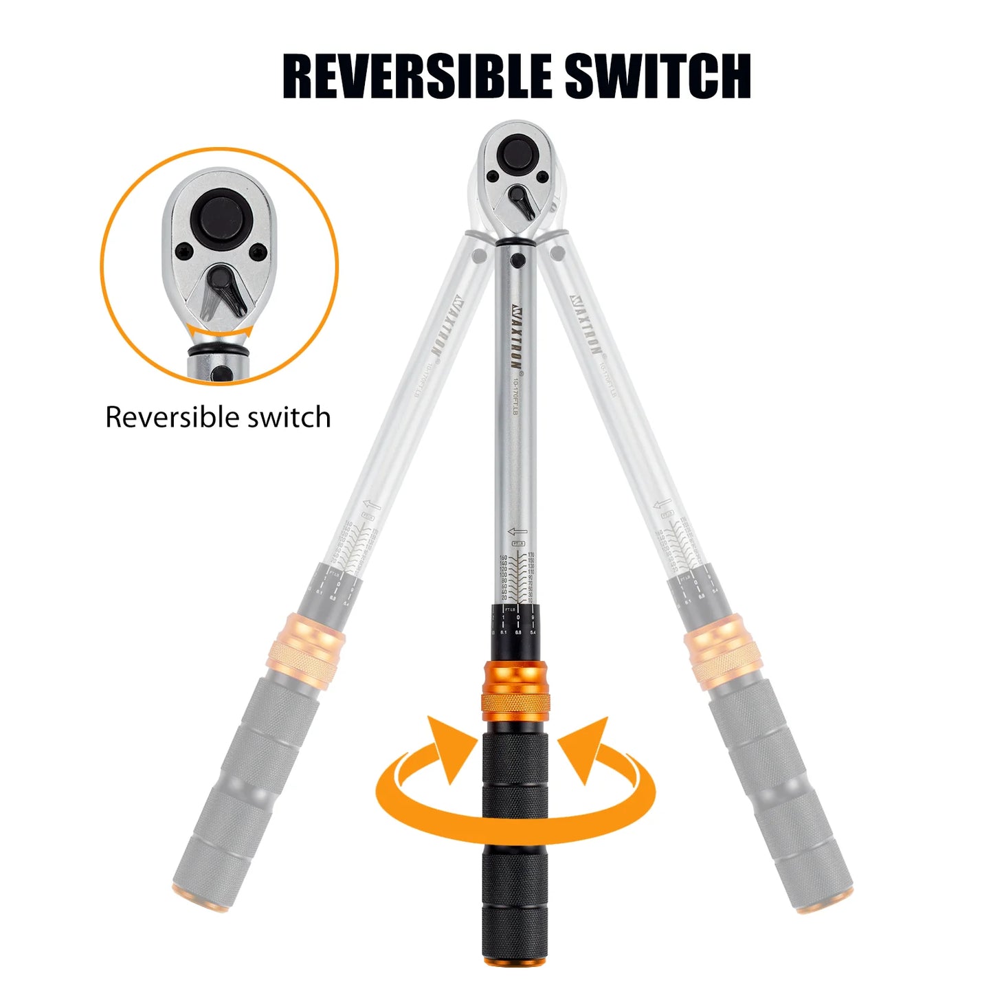 WAXTRON Torque Wrench 10 170 Ft Lb Chromium Vanadium