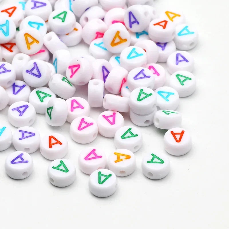 Laudsong Alphabet Beads A To Z Acrylic Spacer Beads For Jewelry Making