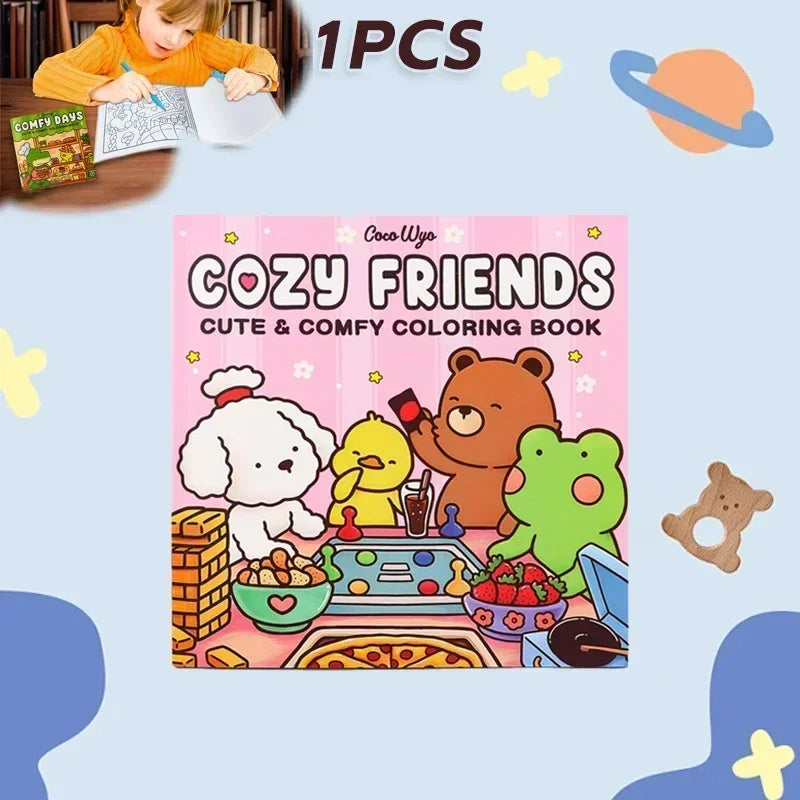 Spooky Cutie Coloring Book For Adults And Teens With Creatures