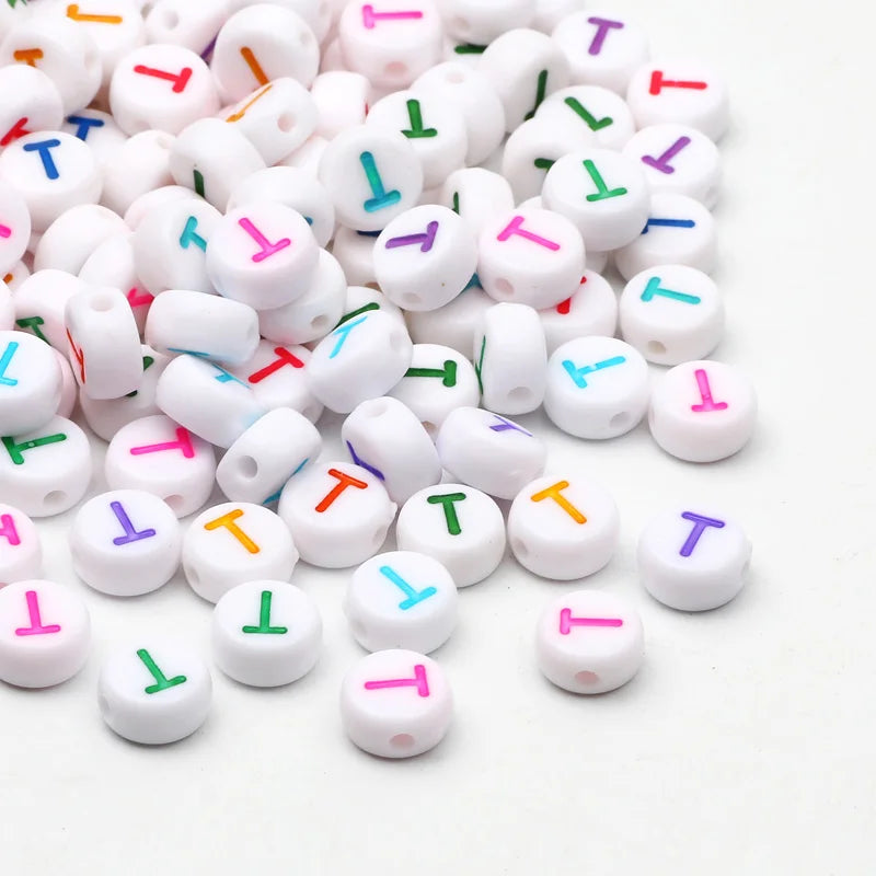 Laudsong Alphabet Beads A To Z Acrylic Spacer Beads For Jewelry Making