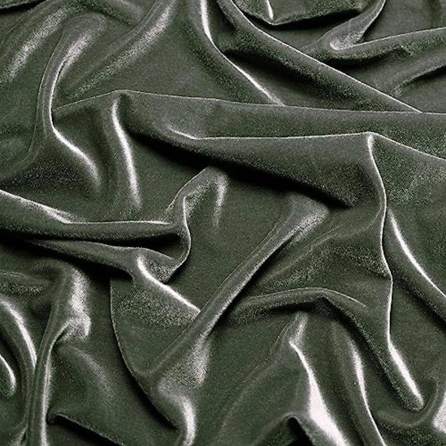 Stretch Velvet Fabric For Sewing And Costumes Polyester Blend