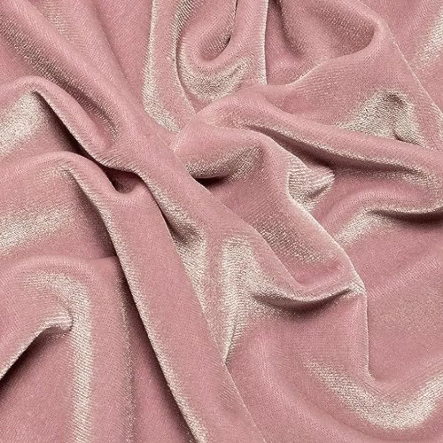 Stretch Velvet Fabric For Sewing And Costumes Polyester Blend