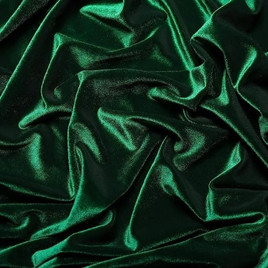 Stretch Velvet Fabric For Sewing And Costumes Polyester Blend