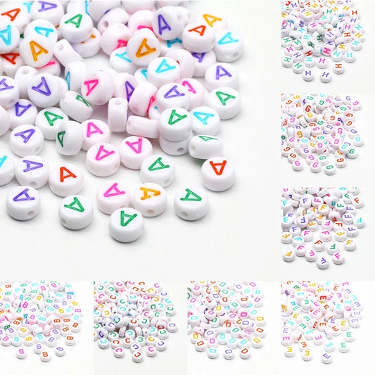 Laudsong Alphabet Beads A To Z Acrylic Spacer Beads For Jewelry Making