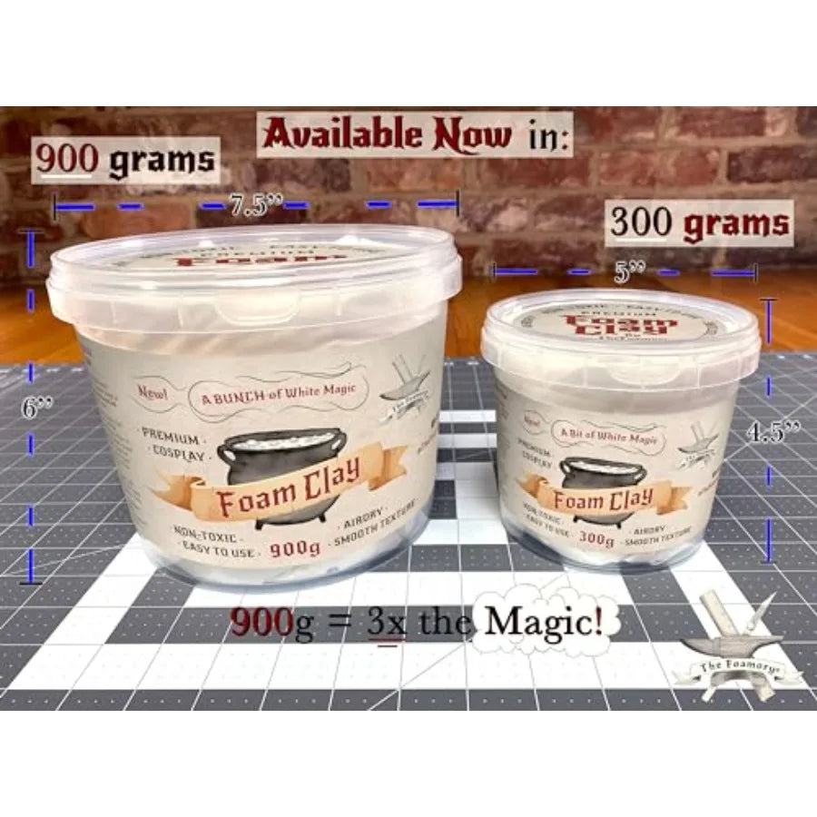Moldable Cosplay Foam Clay High Density Air Dry Non Toxic