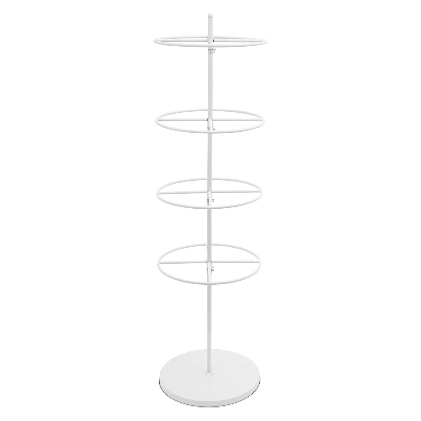 Bymaocar 4 Tier Rotating Display Rack 360 Degree Rotation