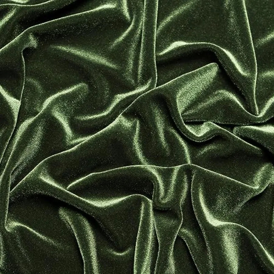Stretch Velvet Fabric For Sewing And Costumes Polyester Blend