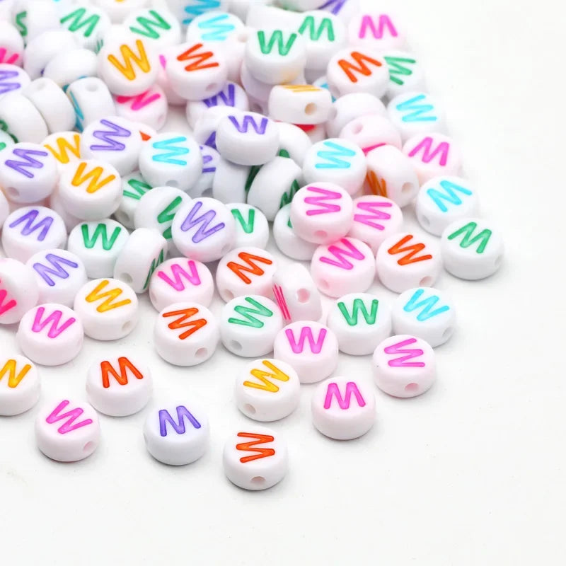 Laudsong Alphabet Beads A To Z Acrylic Spacer Beads For Jewelry Making