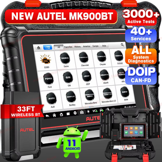 Autel MaxiCOM MK900BT Diagnostic Tool With 40 Services OBD2
