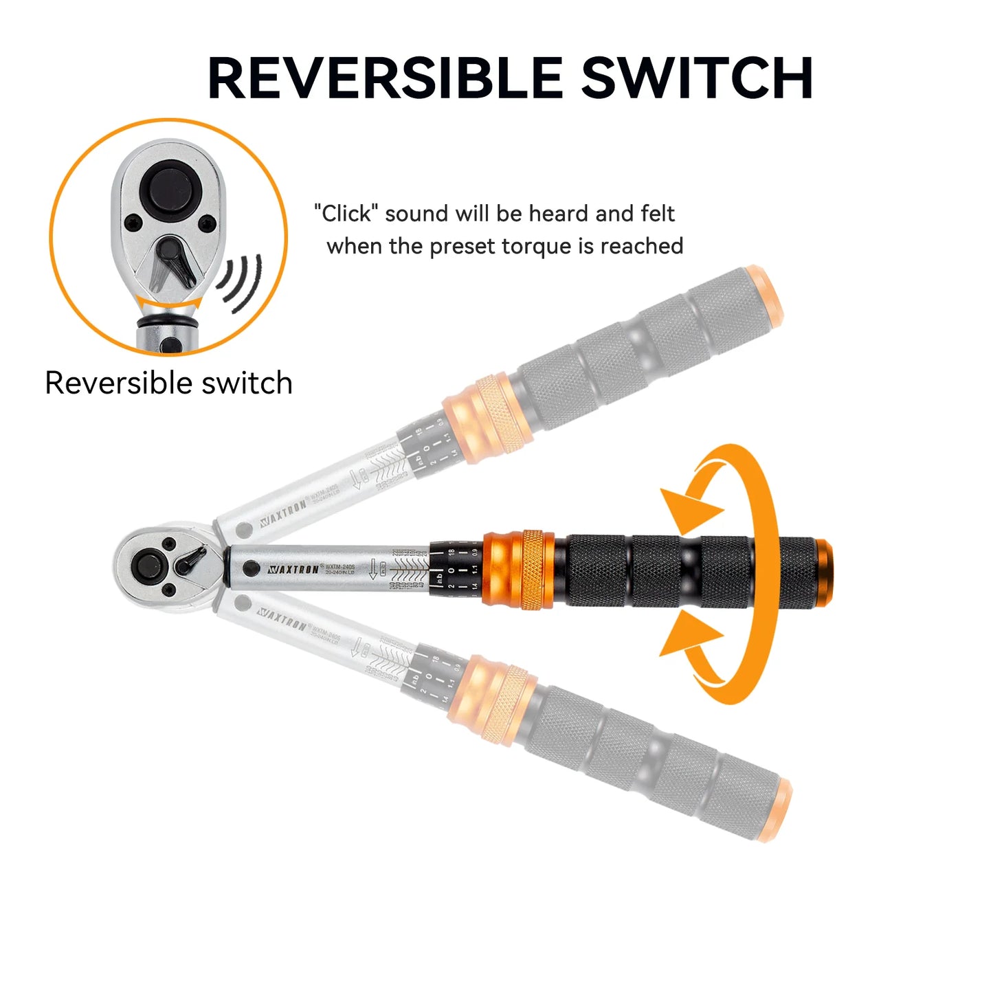 Waxtron Torque Wrench 20 to 240 Inlb Accuracy 3 Percent