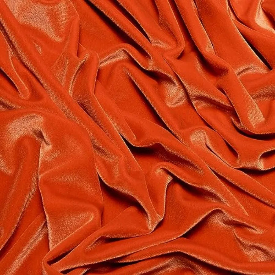 Stretch Velvet Fabric For Sewing And Costumes Polyester Blend