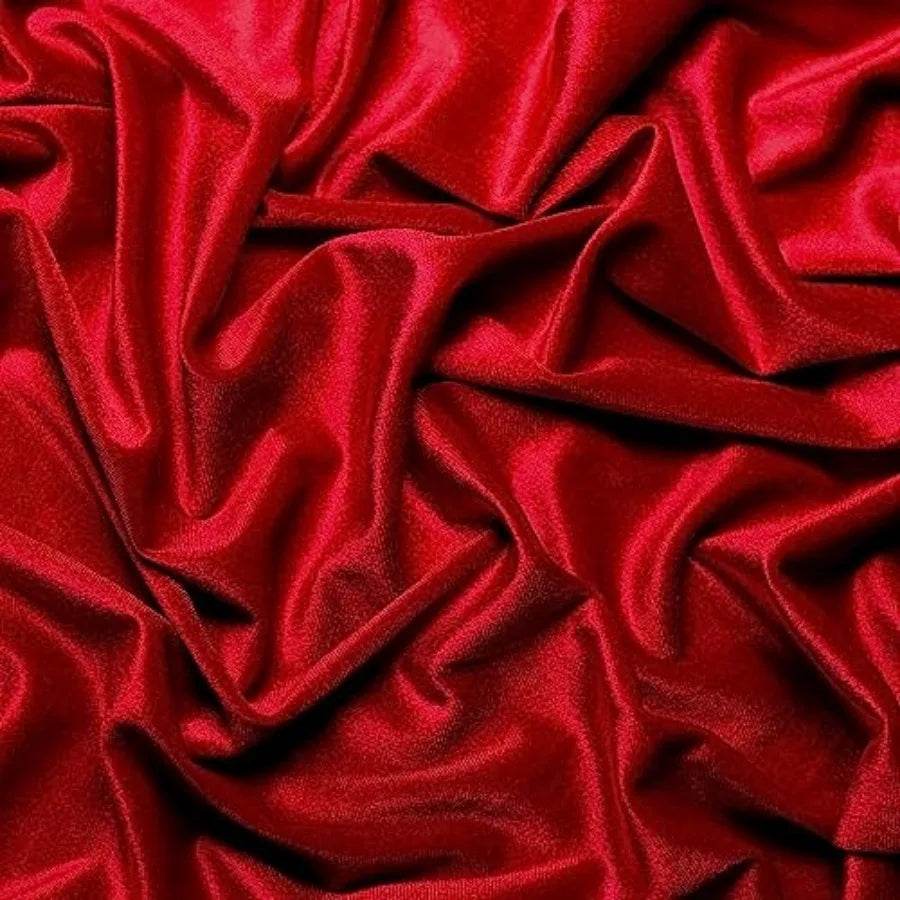 Stretch Velvet Fabric For Sewing And Costumes Polyester Blend
