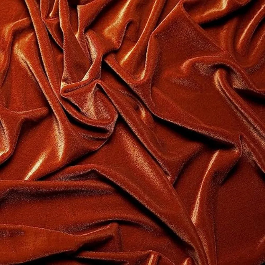 Stretch Velvet Fabric For Sewing And Costumes Polyester Blend