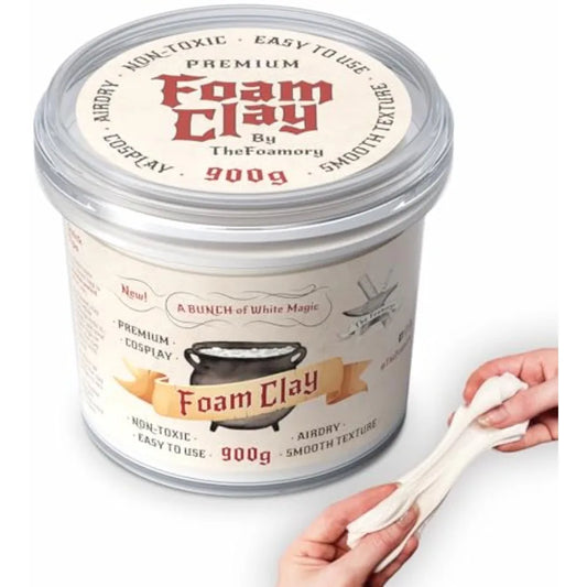 Moldable Cosplay Foam Clay High Density Air Dry Non Toxic