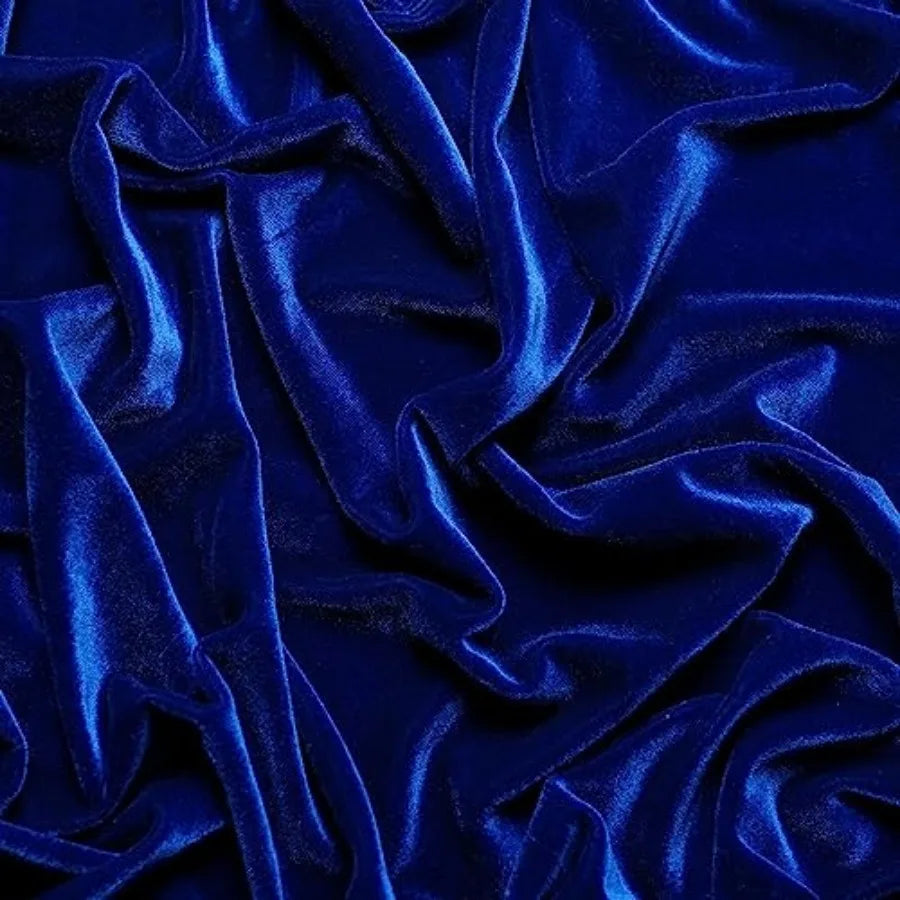 Stretch Velvet Fabric For Sewing And Costumes Polyester Blend