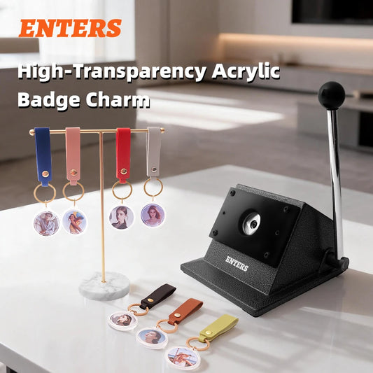 Acrylic Keychain Making Machine Kit With 100 Sets Materials