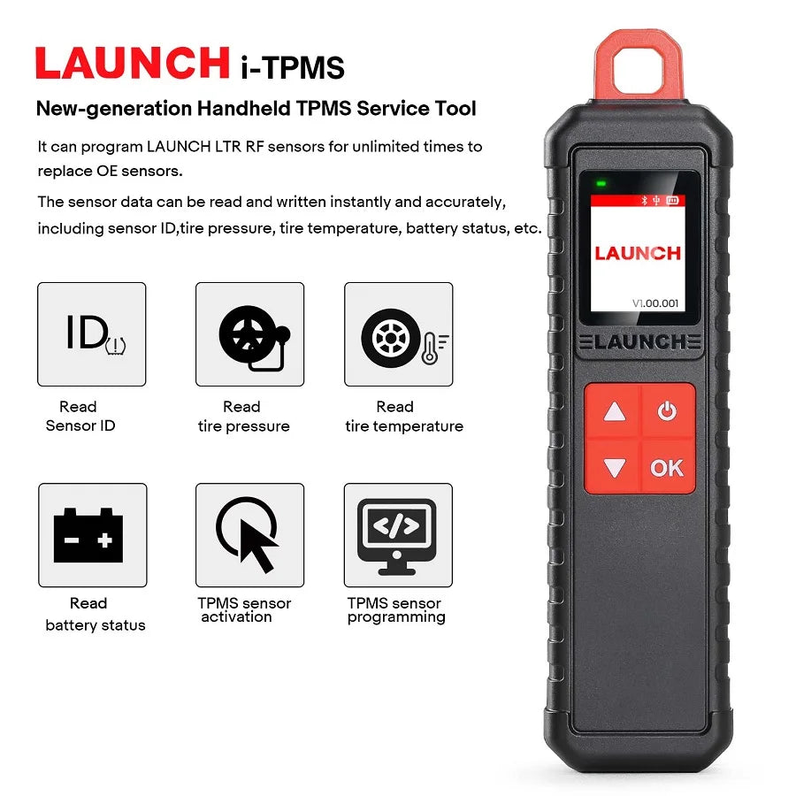 Launch I-TPMS Handheld TPMS Service Tool for X-431 Scanners