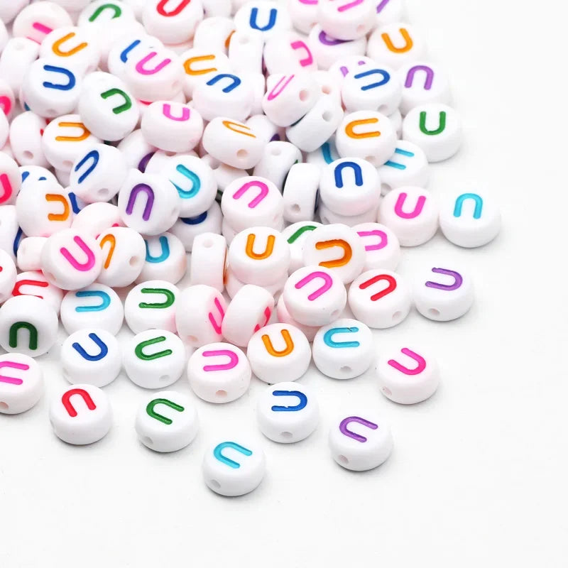 Laudsong Alphabet Beads A To Z Acrylic Spacer Beads For Jewelry Making