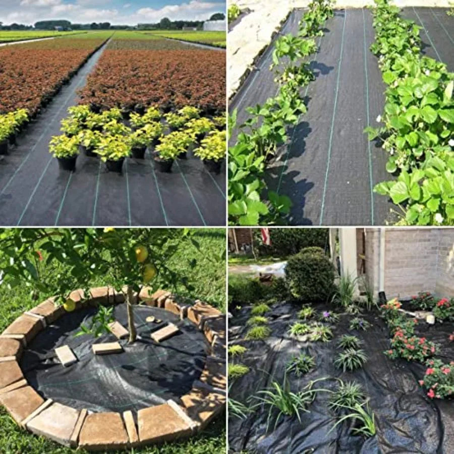 Heavy Duty Weed Barrier Landscape Fabric Woven Ground Cover Mat