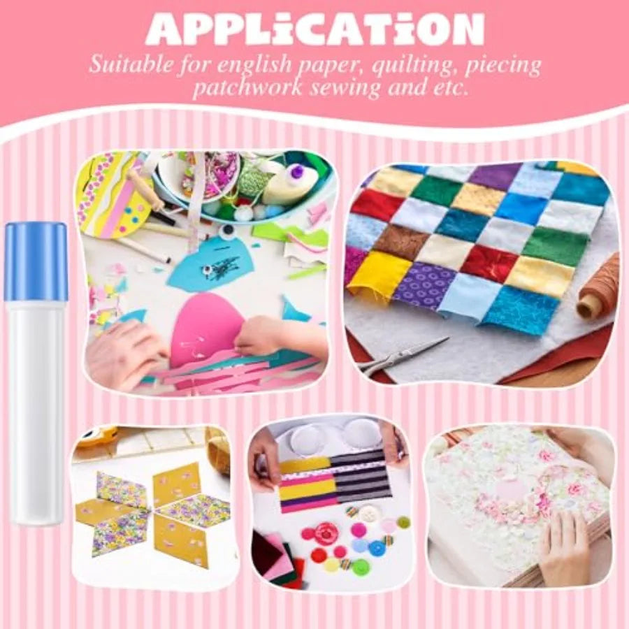 6 Pack Water Soluble Fabric Glue Pen Refills Washable Sewing