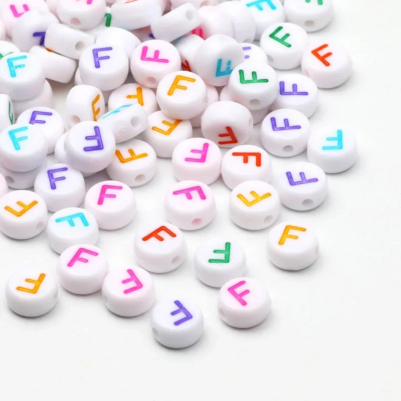 Laudsong Alphabet Beads A To Z Acrylic Spacer Beads For Jewelry Making