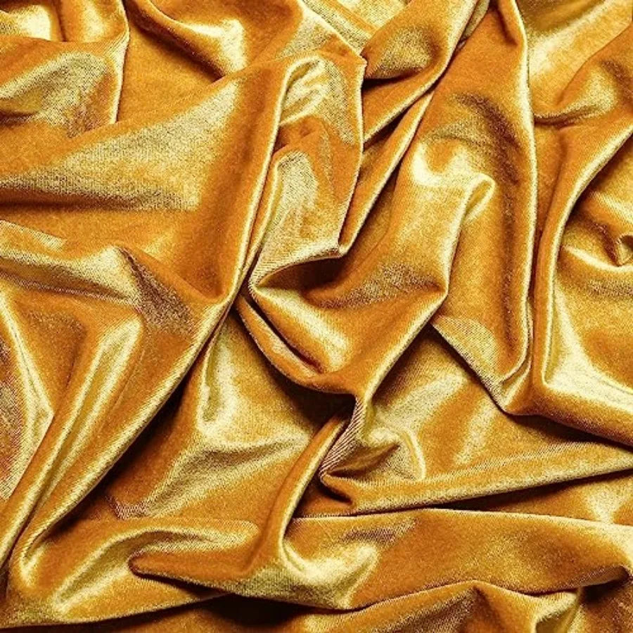 Stretch Velvet Fabric For Sewing And Costumes Polyester Blend