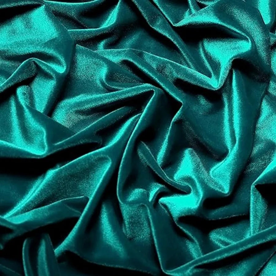 Stretch Velvet Fabric For Sewing And Costumes Polyester Blend