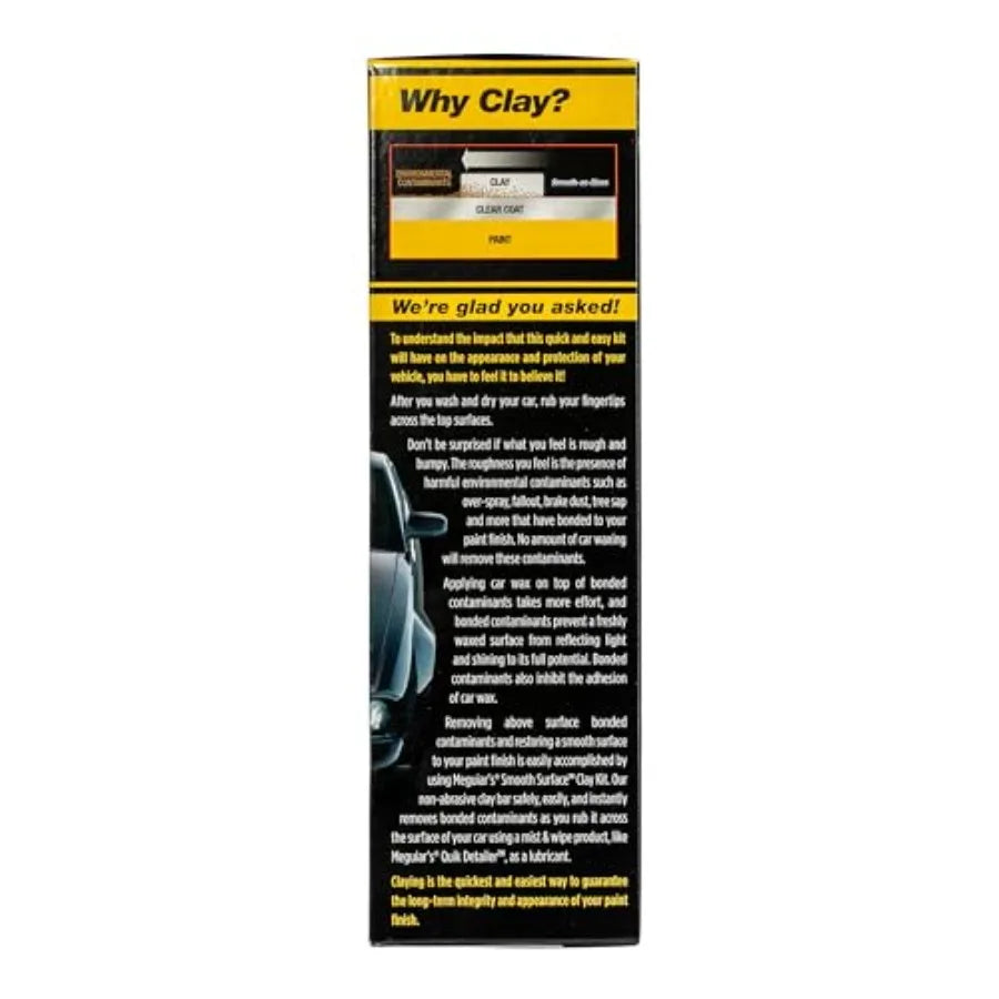 G191700 Smooth Surface Clay Kit Safe and Easy Car Claying Finish