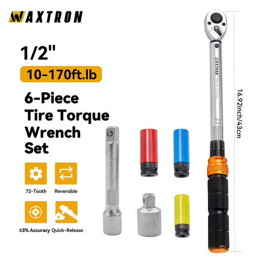 WAXTRON Torque Wrench 10 170 Ft Lb Chromium Vanadium