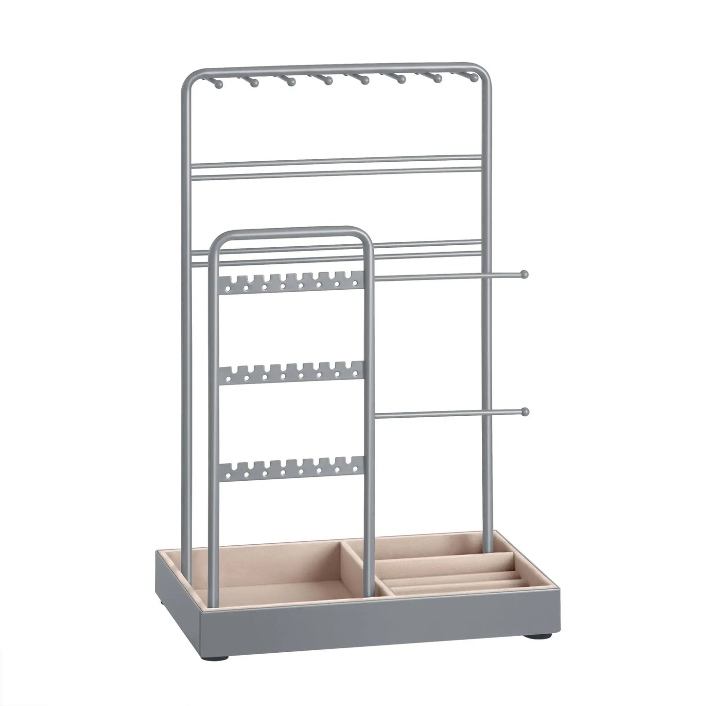 Songmics Necklace Holder Jewelry Stand Organizer With Velvet Tray