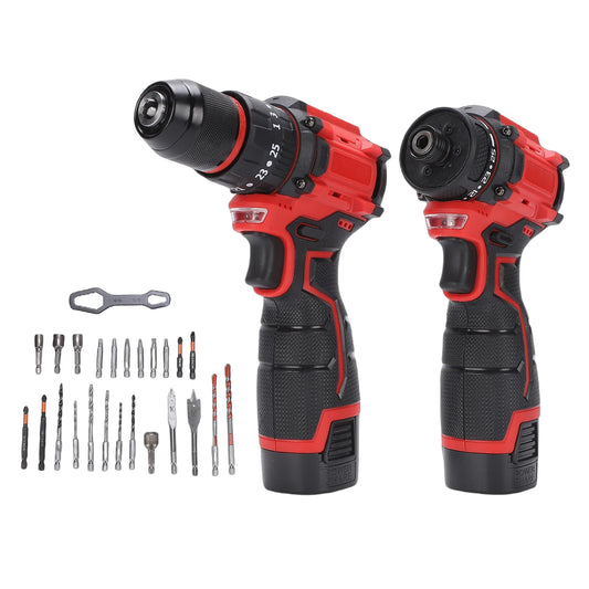 Meterk 16.8V Cordless Drill And Driver Set Brushless Kit